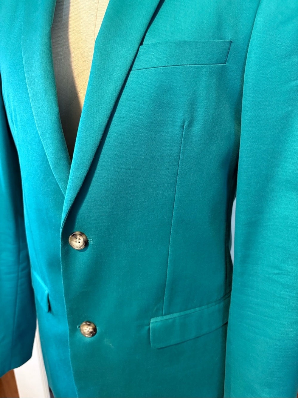 Turquoise Moods of Norway Men's 2 pc suit- Classic Two-Button